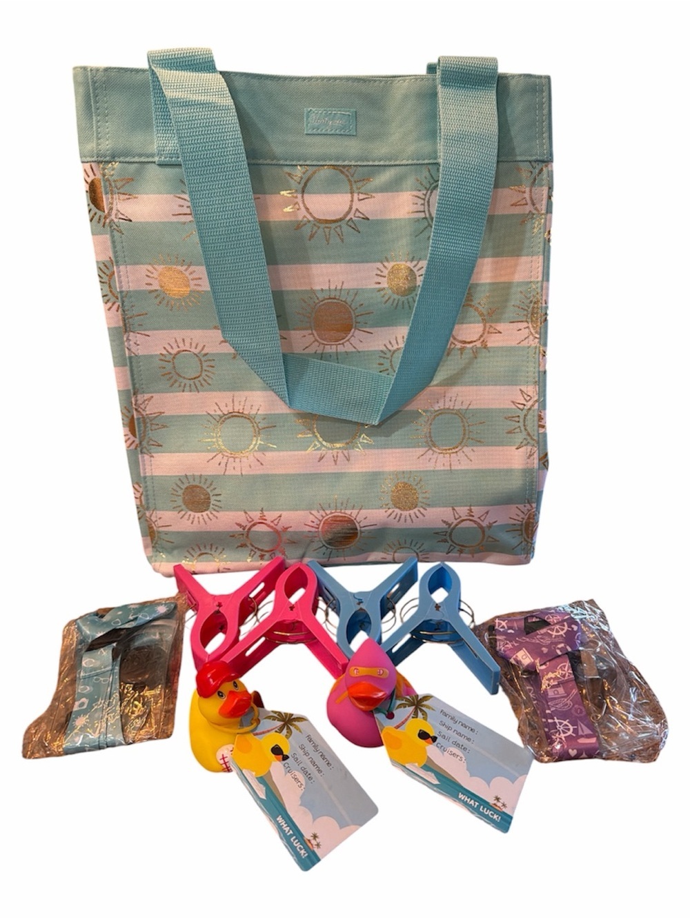 Essential Cruise Kit for 2 Featuring 31 Storage Tote NWT